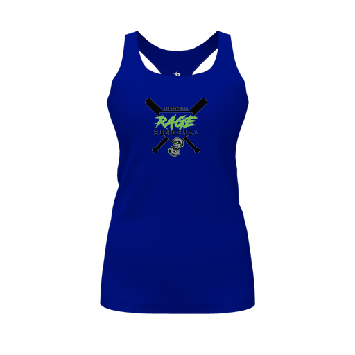 [FT0TRBRY-FYS-LOGO2] Decker Racerback Tank Top (Female Youth S, Royal, Logo 2)