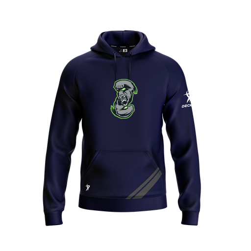 [FOLHSMNV-YXS-LOGO1] Decker Summit Hoodie (Youth XS, Navy, Logo 1)