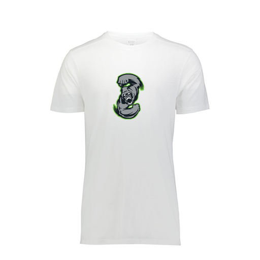 [FTSCUBWH-AS-LOGO1] Decker Men's Tri-Blend T-Shirt - Short Sleeve (Adult S, White, Logo 1)