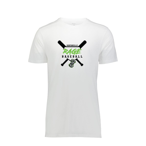 [FTSCUBWH-AS-LOGO2] Decker Men's Tri-Blend T-Shirt - Short Sleeve (Adult S, White, Logo 2)