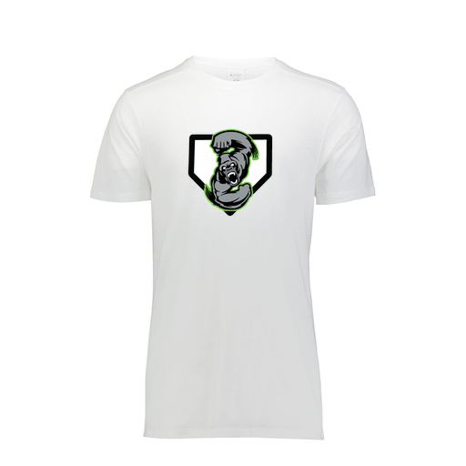 [FTSCUBWH-AS-LOGO3] Decker Men's Tri-Blend T-Shirt - Short Sleeve (Adult S, White, Logo 3)