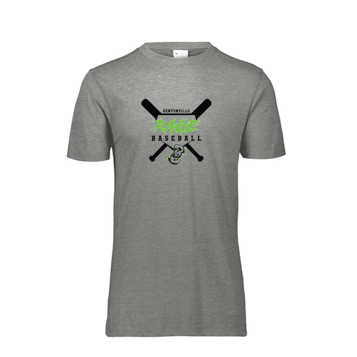 [FTSCUBGY-YS-LOGO2] Decker Youth Tri-Blend T-Shirt - Short Sleeve (Youth S, Gray, Logo 2)