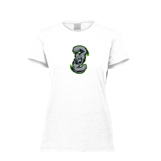 [FTSCUBWH-FAXS-LOGO1] Decker Women's Tri-Blend T-Shirt - Short Sleeve (Female Adult XS, White, Logo 1)