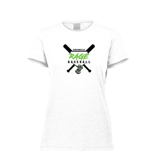 [FTSCUBWH-FAXS-LOGO2] Decker Women's Tri-Blend T-Shirt - Short Sleeve (Female Adult XS, White, Logo 2)