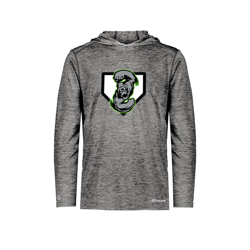 [FOLHCGBK-AS-LOGO3] Decker Men's Charge Hoodie (Adult S, Black, Logo 3)