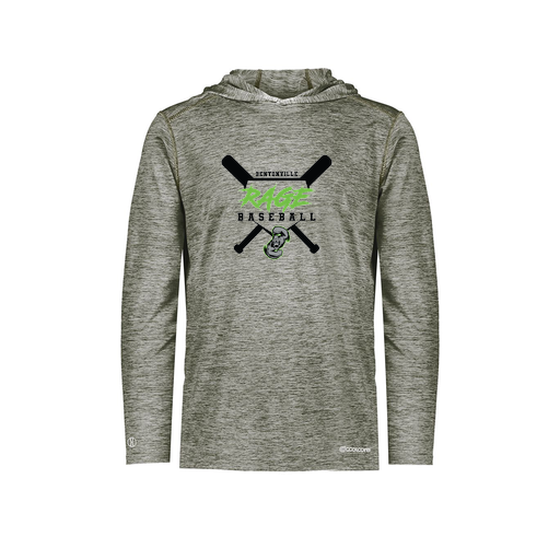 [FOLHCGGY-AS-LOGO2] Decker Men's Charge Hoodie (Adult S, Gray, Logo 2)