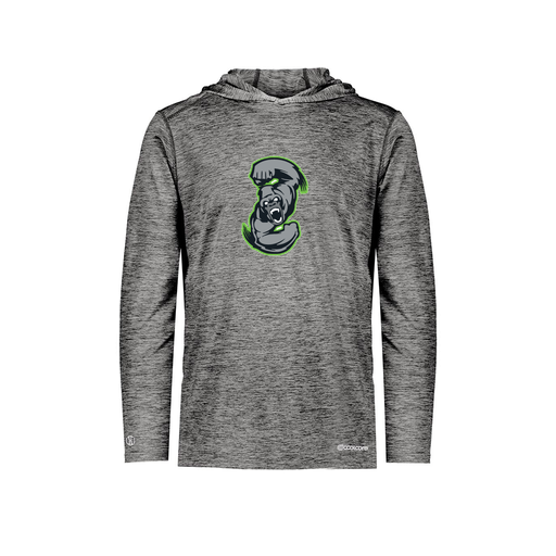 [FOLHCGBK-YS-LOGO1] Decker Youth Charge Hoodie (Youth S, Black, Logo 1)