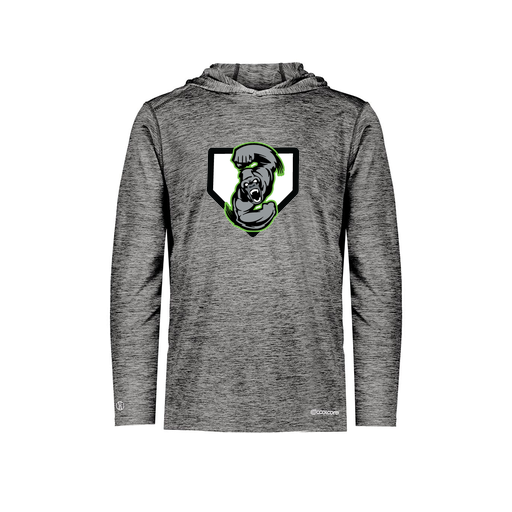 [FOLHCGBK-YS-LOGO3] Decker Youth Charge Hoodie (Youth S, Black, Logo 3)