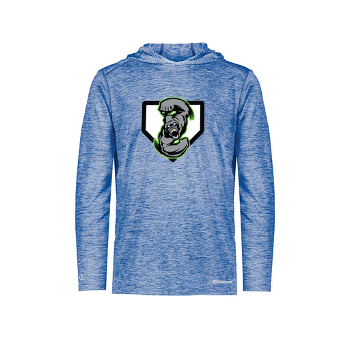 [FOLHCGRY-YS-LOGO3] Decker Youth Charge Hoodie (Youth S, Royal, Logo 3)