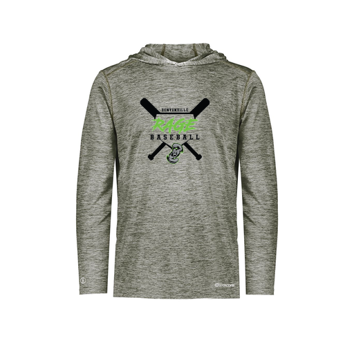 [FOLHCGGY-YS-LOGO2] Decker Youth Charge Hoodie (Youth S, Gray, Logo 2)