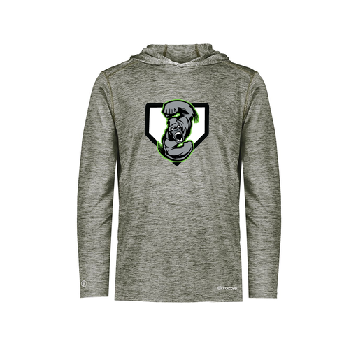 [FOLHCGGY-YS-LOGO3] Decker Youth Charge Hoodie (Youth S, Gray, Logo 3)